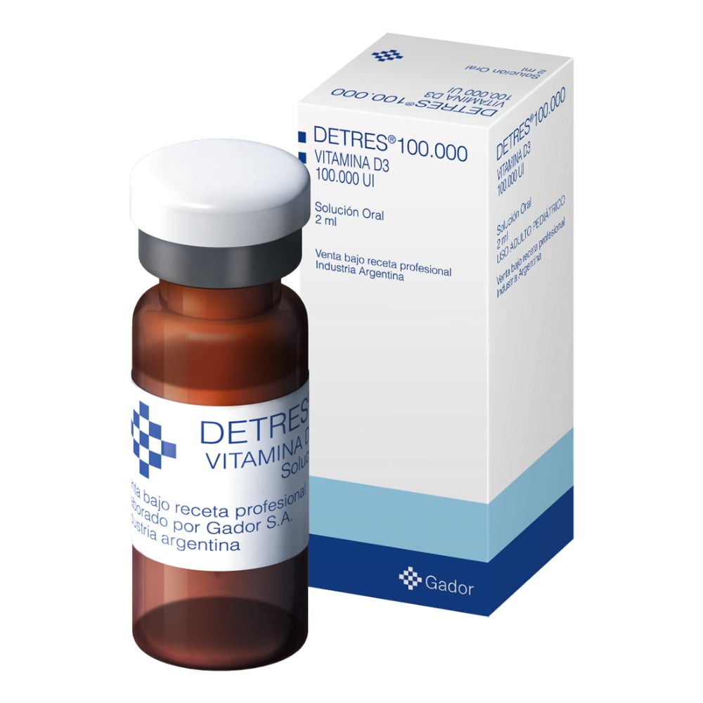 Detres 100.000 U.I. Solución Oral 2 ml
