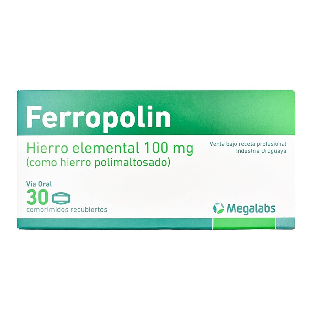 Ferropolin 100 mg 30 Comprimidos