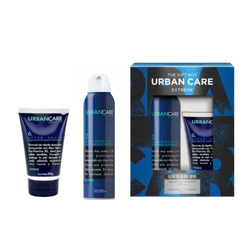 Espuma de Afeitar Urban Care Extreme 149 g + Bálsamo After Shave 100 g