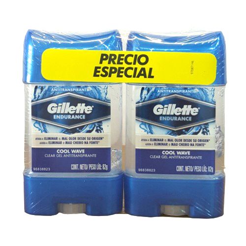 GEL GILLETTE CLEAR COOL WAVE X2 UNIDADES