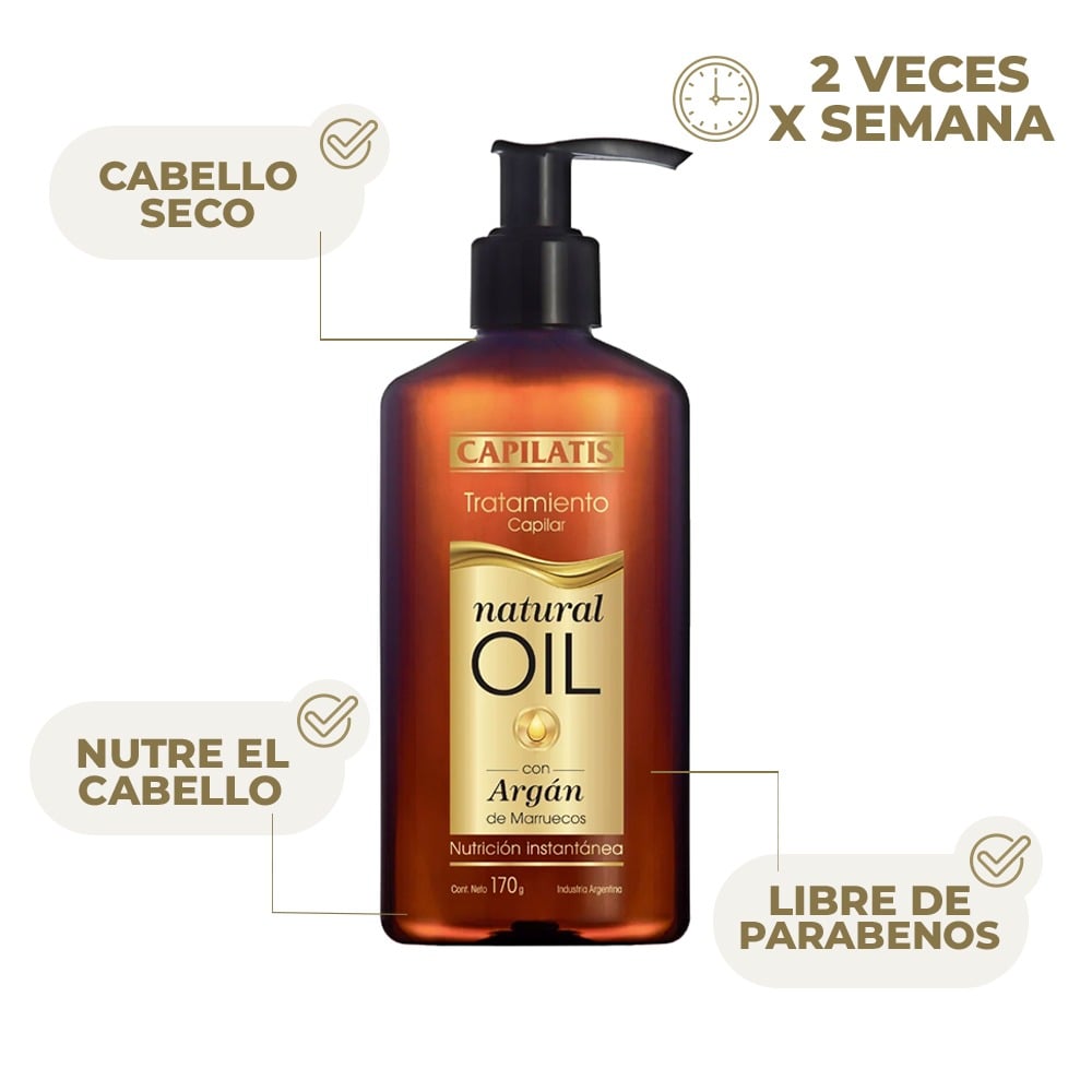 Tratamiento Capilatis Natural Oil 170 g