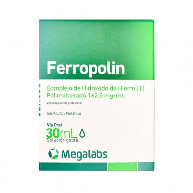 Ferropolin 162.5 mg/mL Gotas 30 ml