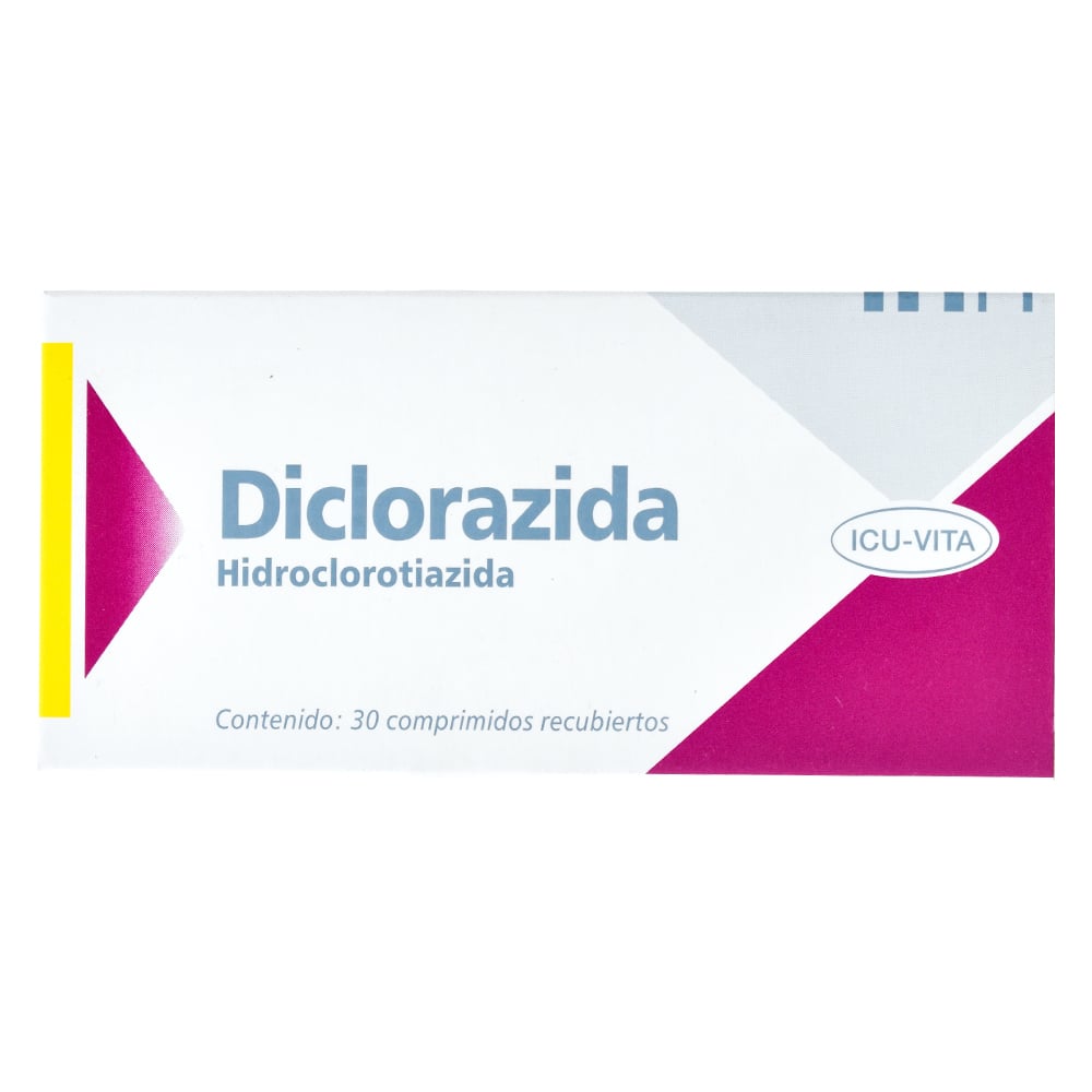 Diclorazida 50mg 30 Comprimidos