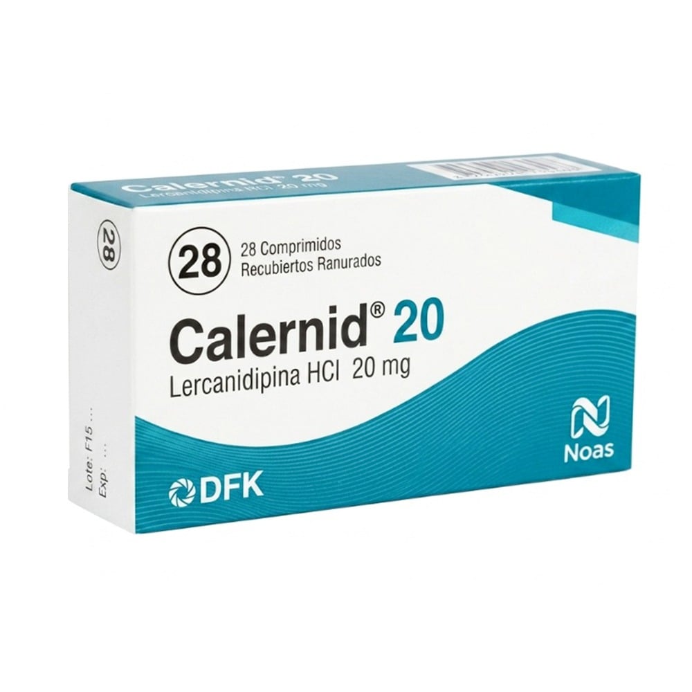 Calernid 20 mg 28 Comprimidos Recubiertos Ranurados
