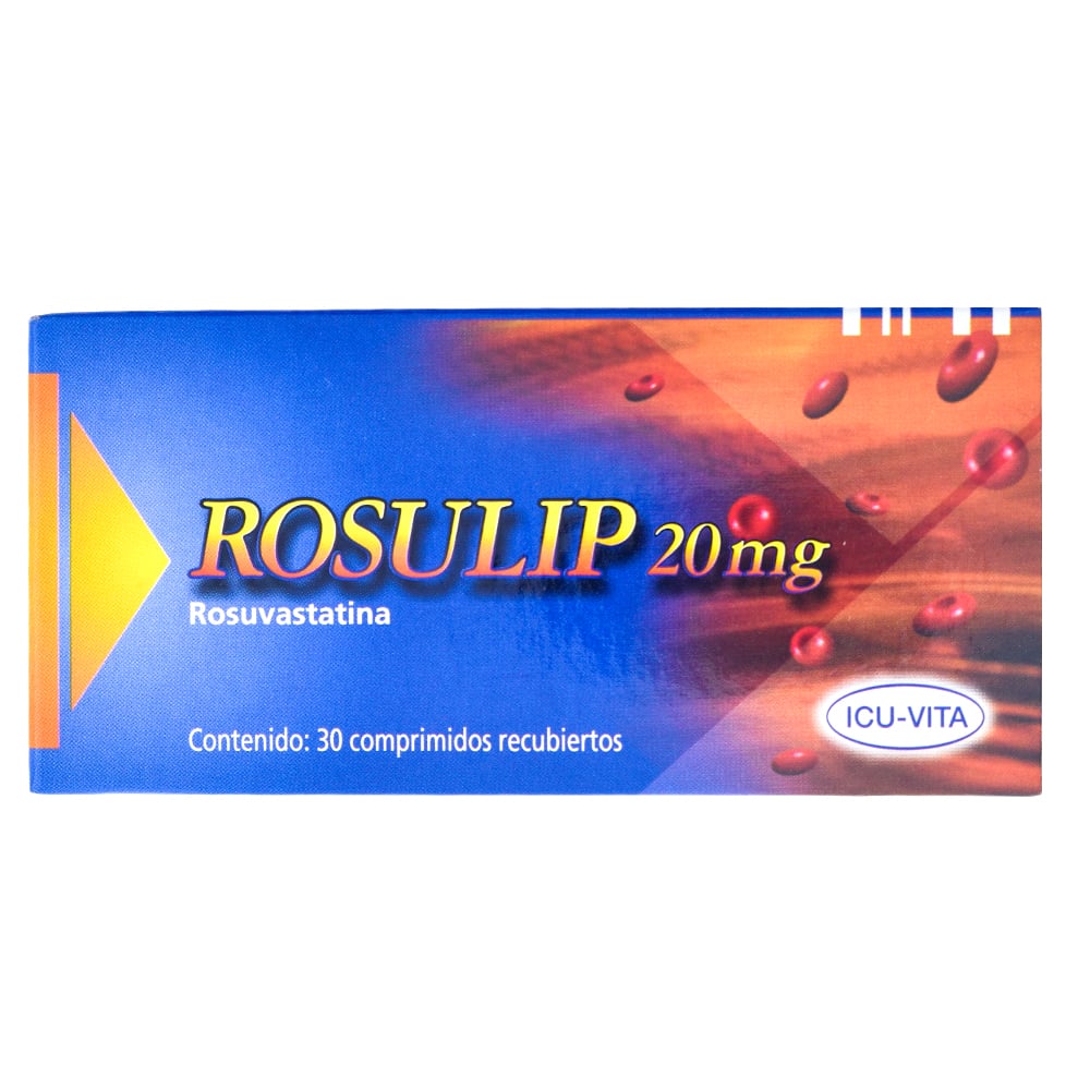 Rosulip 20 mg 30 Comprimidos Recubiertos