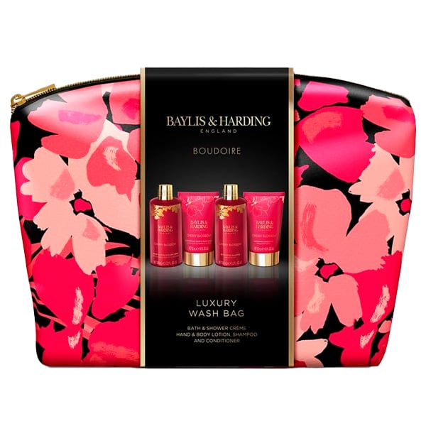 Set para Regalo Baylis & Harding Boudoire Luxury Wash Bag 4 Unidades