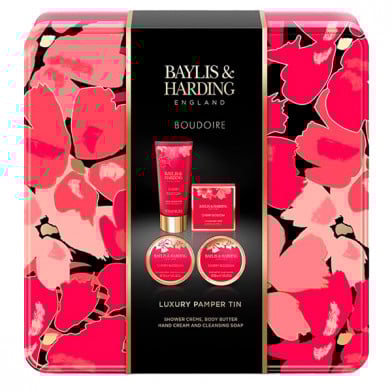 Set para Regalo Baylis & Harding Boudoire Luxury Pamper Tin 4 Unidades