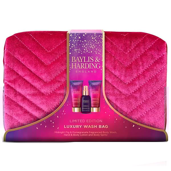 Set Baylis & Harding Midnight Fig & Pomegranate Deluxe 3 Unidades