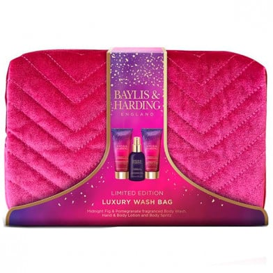 Set Baylis & Harding Midnight Fig & Pomegranate Deluxe 3 Unidades