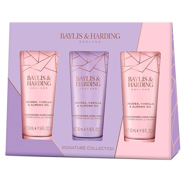 Set Baylis & Harding Jojoba Vanilla & Almond Oil 3 Unidades