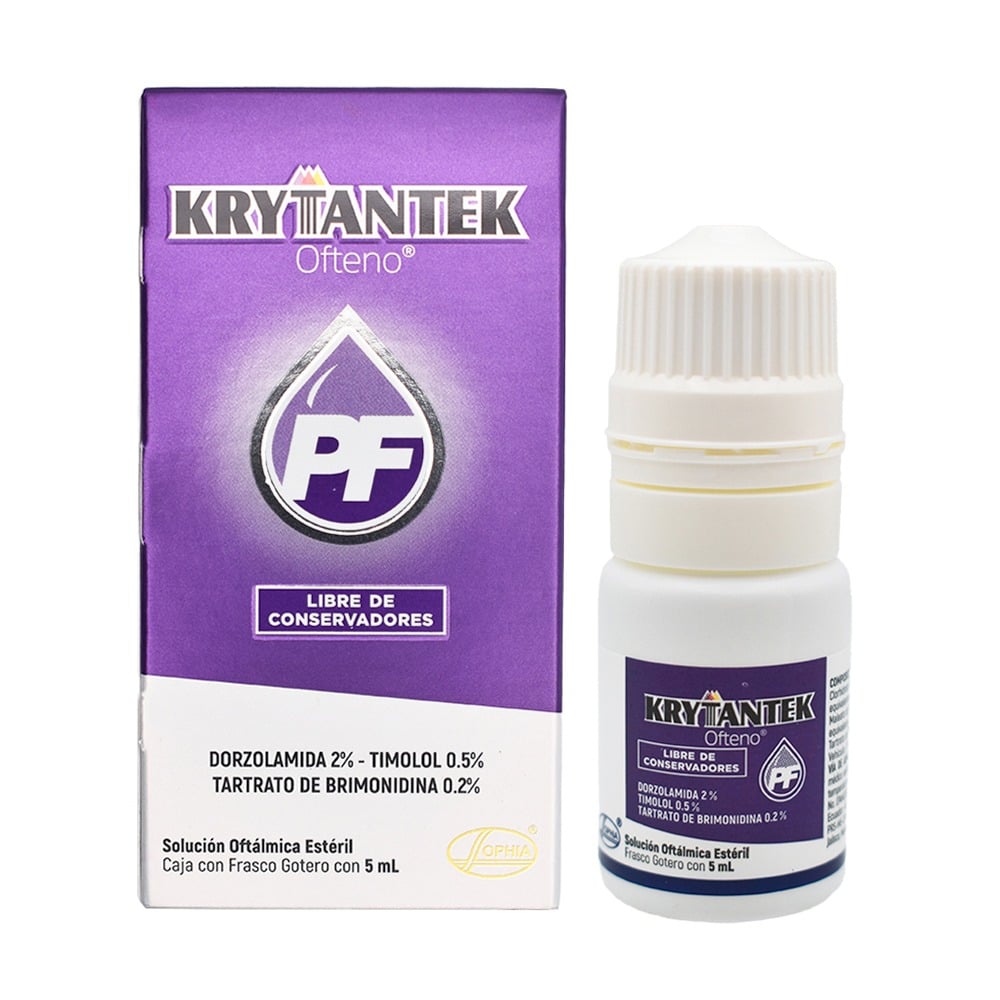 Krytantek 2%/0.5%/0.2% Solución Oftálmica 5 ml