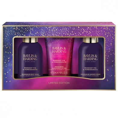 Mini Set Baylis & Harding Midnight Fig & Pomegranate 3 Unidades