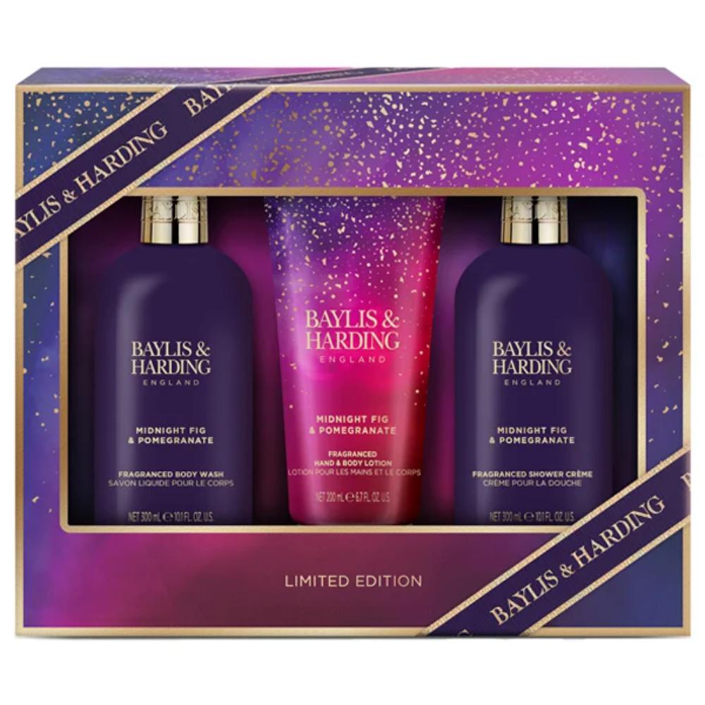 Set Baylis & Harding Midnight Fig & Pomegranate 3 Unidades
