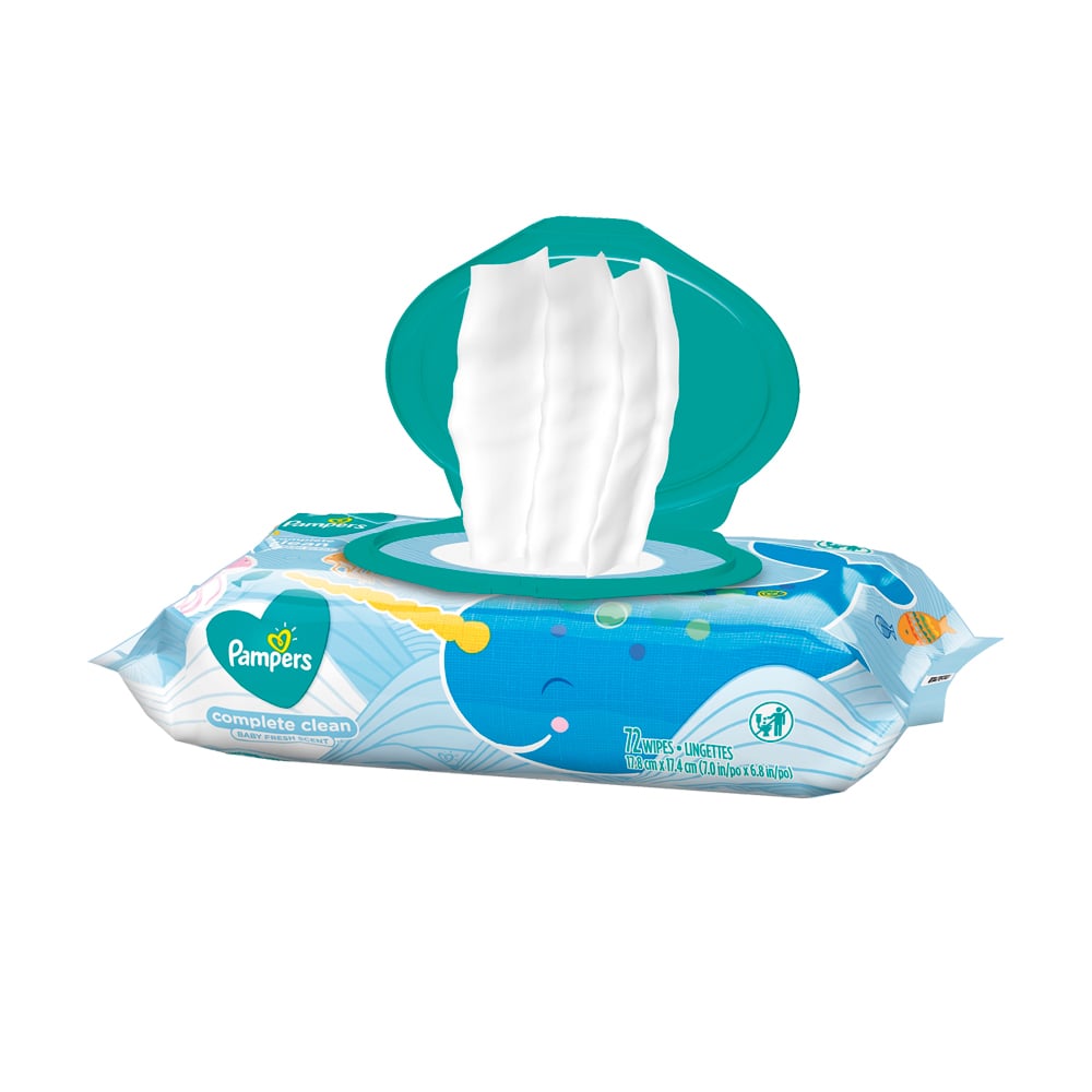 Toallitas Húmedas Pampers Confort Clean con Perfume 72 Unidades