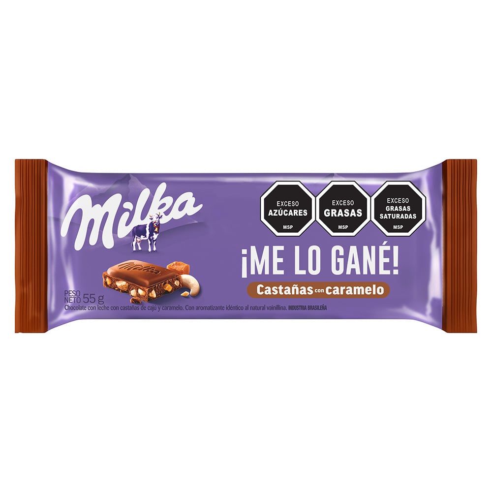 Tableta de Chocolate Milka Castana 55 g