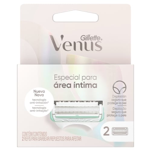 Afeitadora Gillette Venus Íntima Dispense 2 Unidades