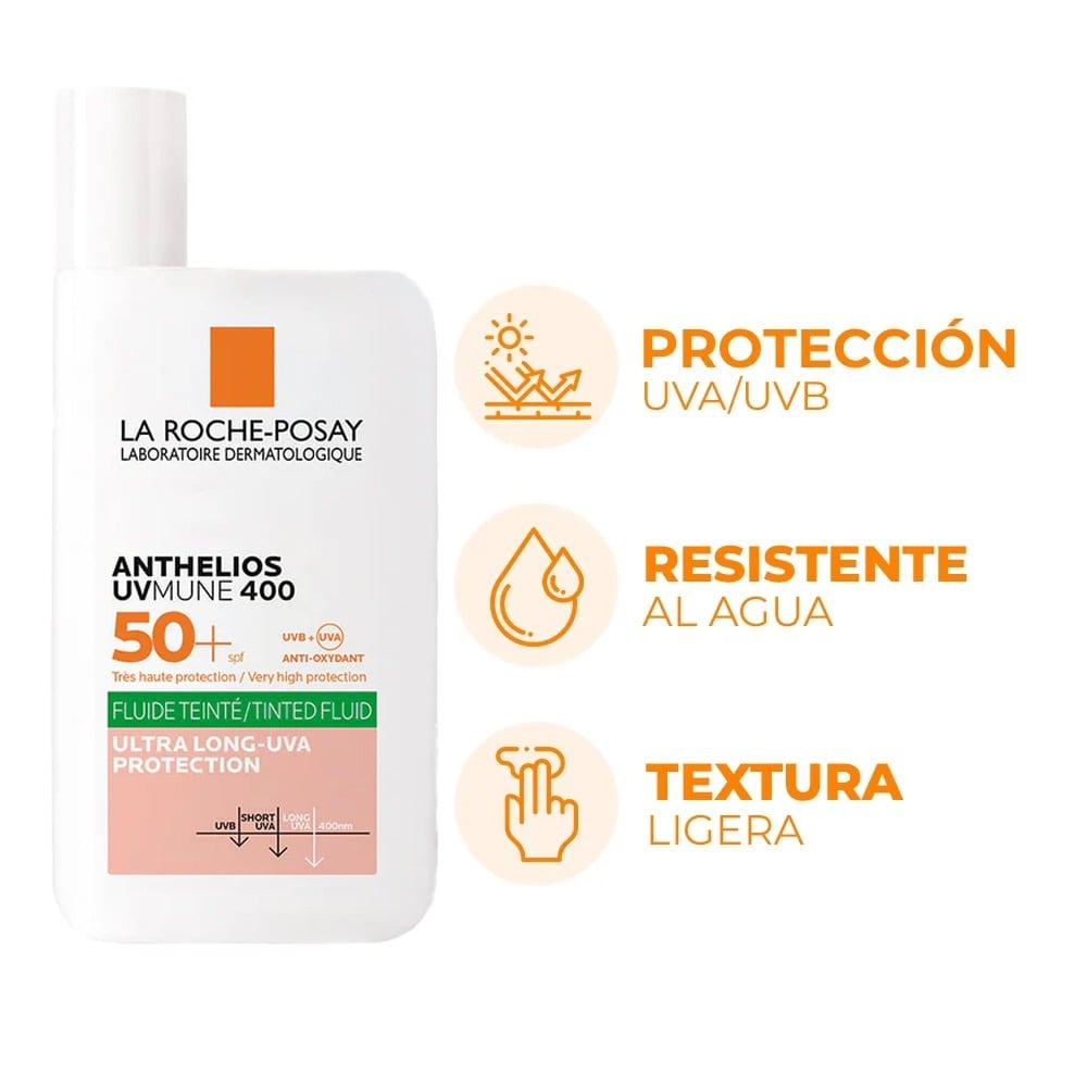 Protector Solar La Roche Posay Anthelios Oil Control Color FPS50+ 50 ml