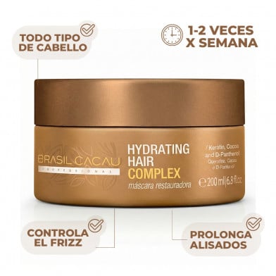 Mascarilla Capilar Brasil Cacau Hydrating Hair Complex 200 ml