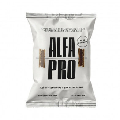 Alfajor Alfapro Chocolate Blanco 80 g