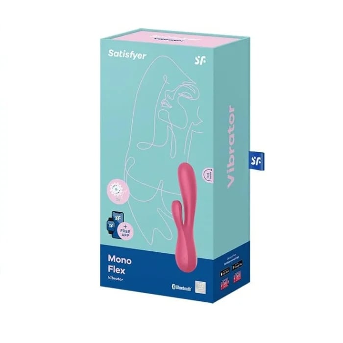 Vibrador Satisfyer Mono Flex Connect App Rojo