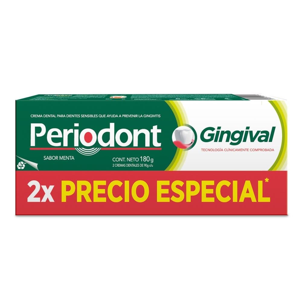Pasta de Dientes Periodont Gingival 90 g 2 Unidades