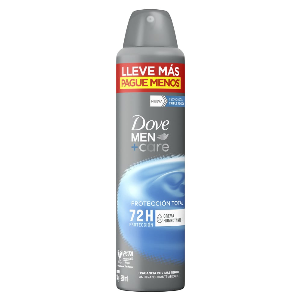 Antitranspirante en Aerosol Dove Protección Total 250 ml