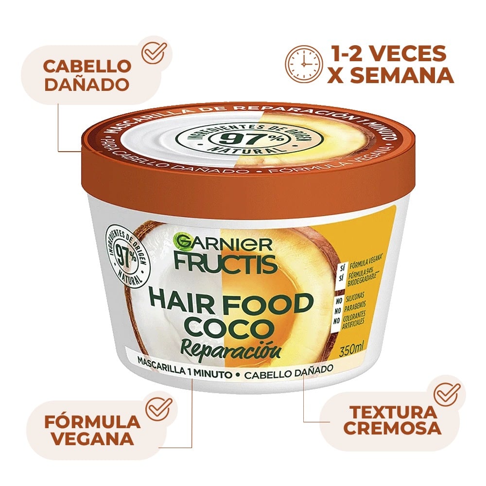 **FRUCTIS HAIR FOOD COCONUT 350 ML
