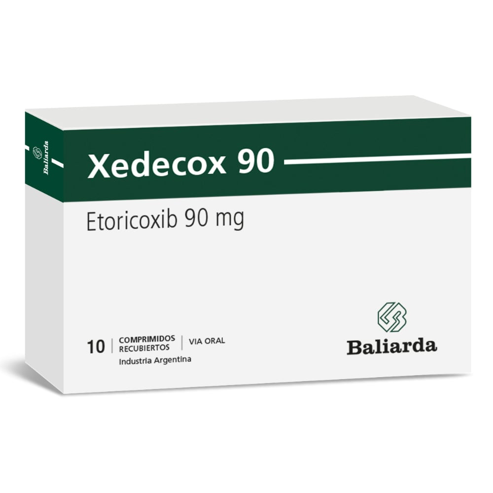 Xedecox 90 mg 10 Comprimidos