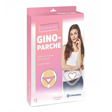 Parches Térmicos para Dolores Menstruales Gino 3 Unidades