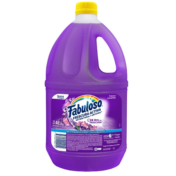 Limpiador Líquido Fabuloso Lavanda Antibacterial 4 L