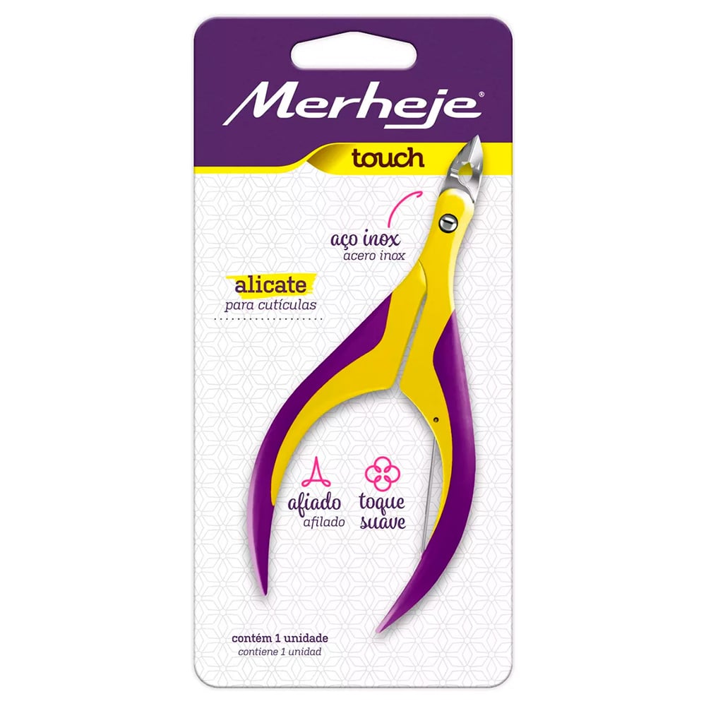 Alicate Merheje Touch Amarillo y Violeta