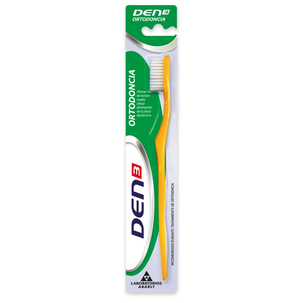 Cepillo de Dientes Den3 Ortodoncia 1 Unidad