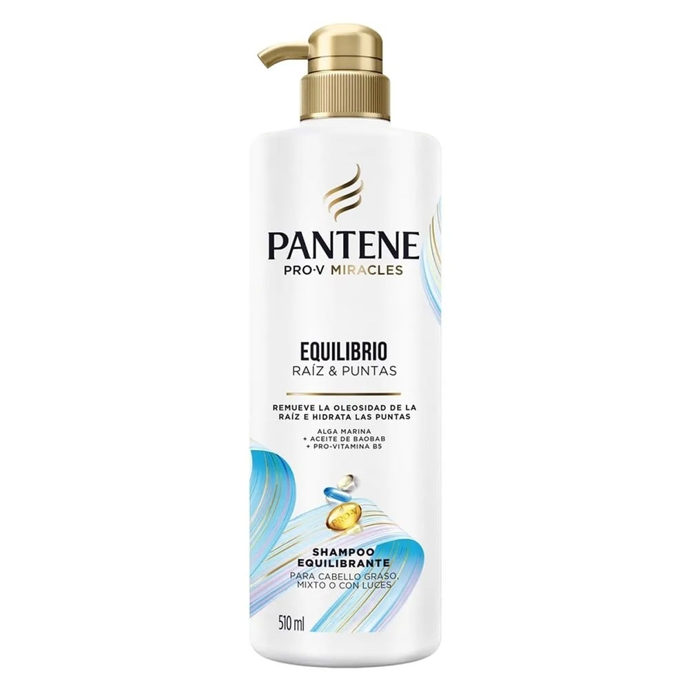 Shampoo Pantene Equilibrio Raíz y Puntas 510 ml