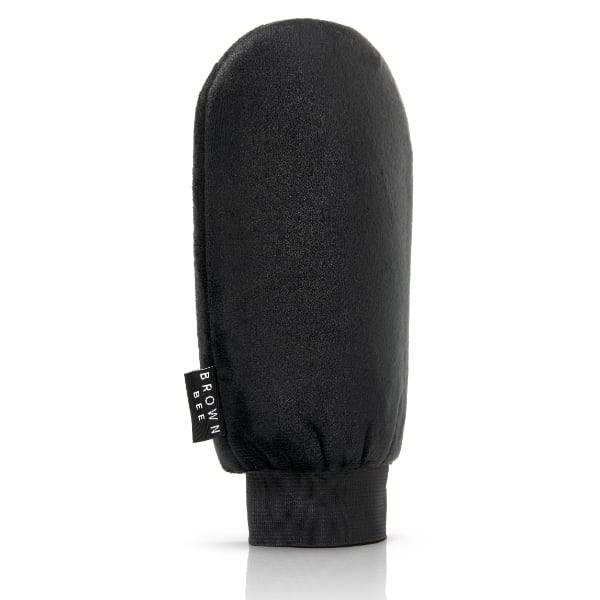 Brown Bee Guante Aplicador para Autobronceante. Manopla de terciopelo para aplicación sin manchas.