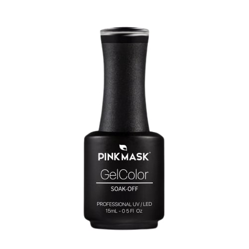 Esmalte Semipermanente en Gel Pink Mask Back In Black
