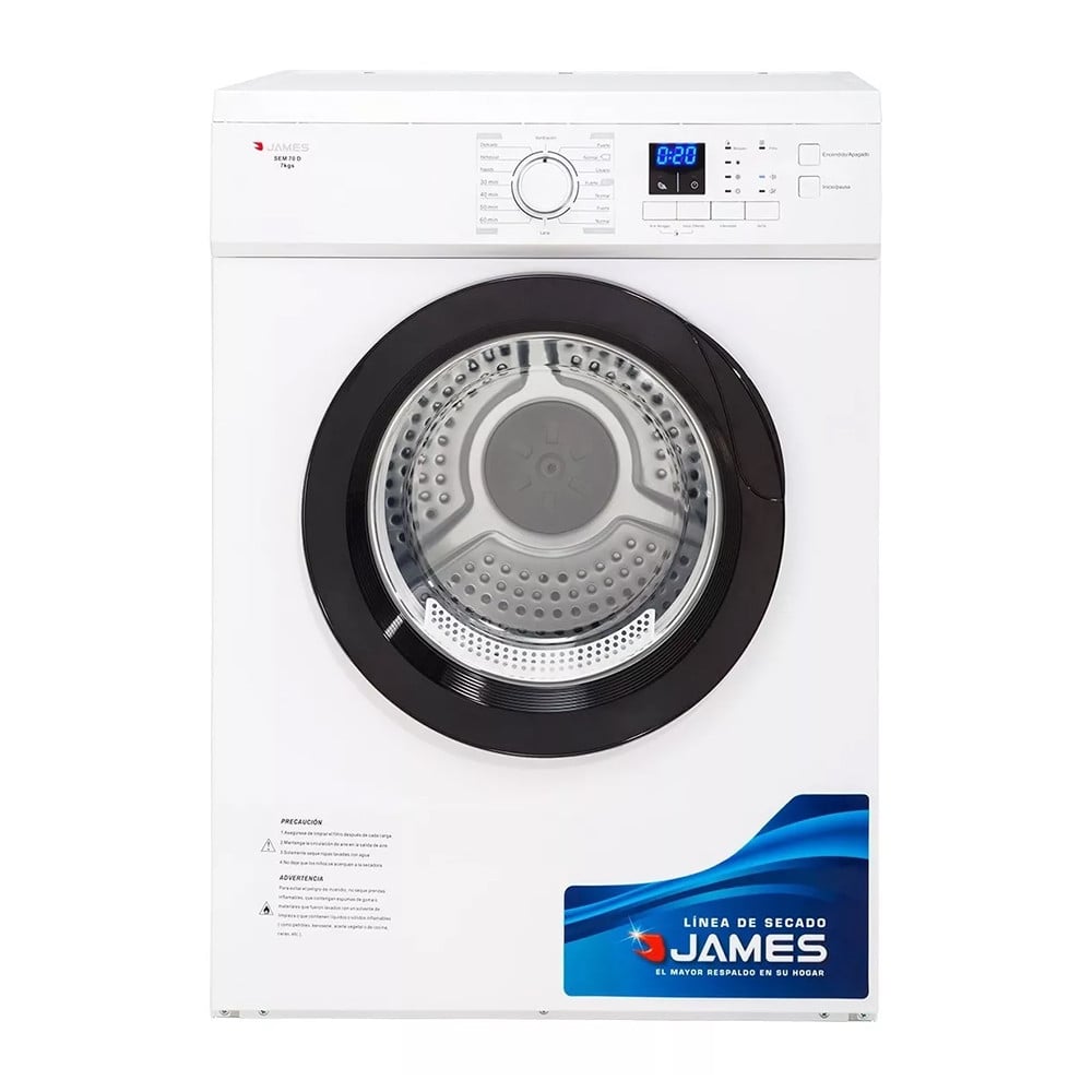 Secarropas James SJI13 por Calor 7 kg