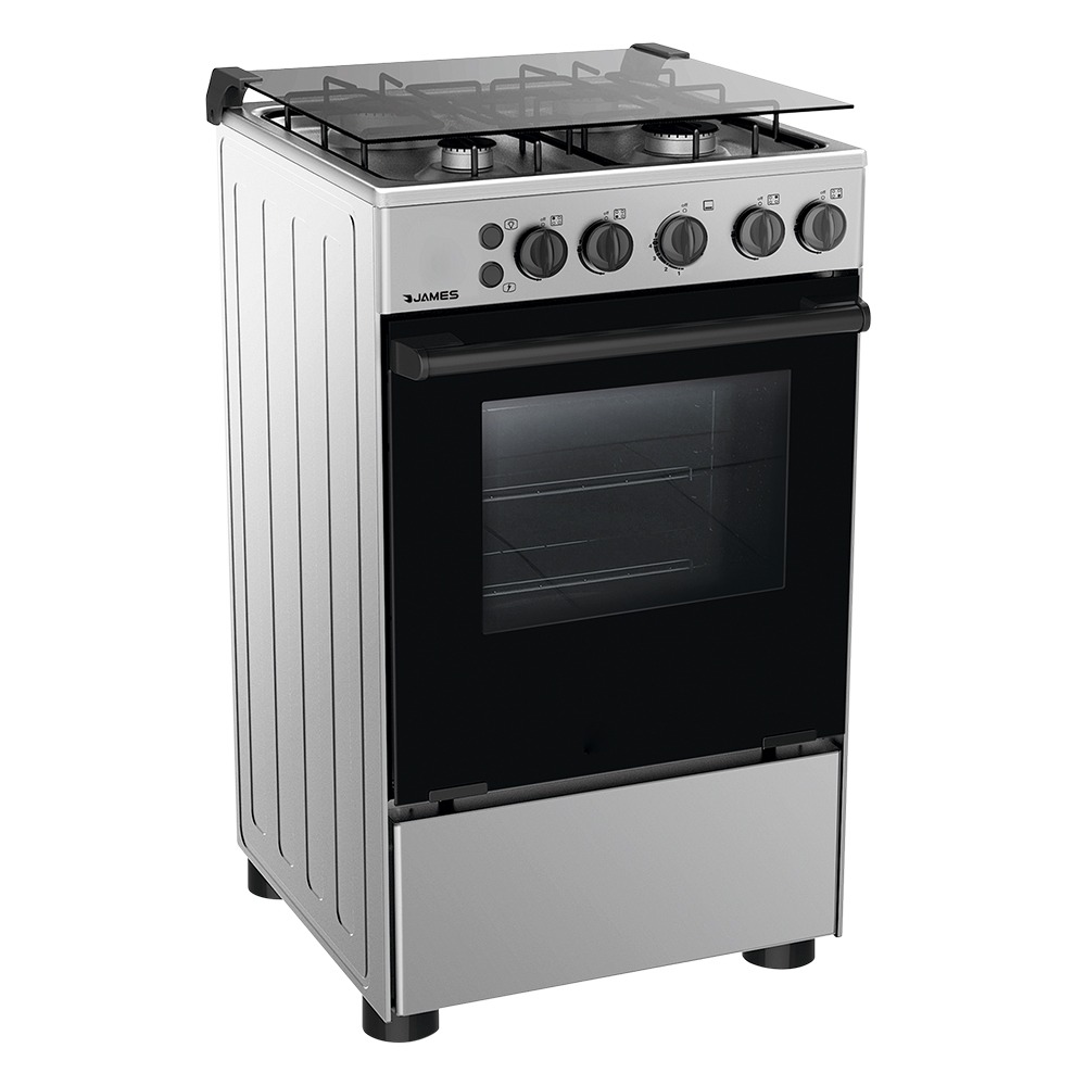 Cocina Combinada James C 510 MIT Inoxidable 4 Hornallas