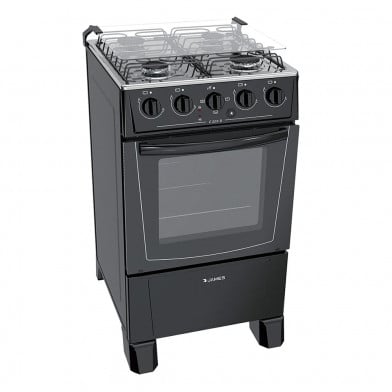 Cocina Combinada James C 205 B 4 Hornallas Negro