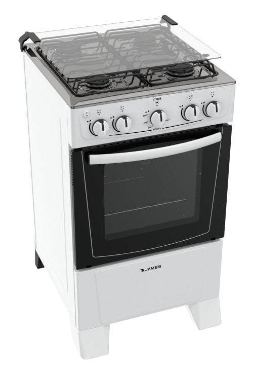 Cocina James C 105 B Estándar 4 Hornallas Blanco