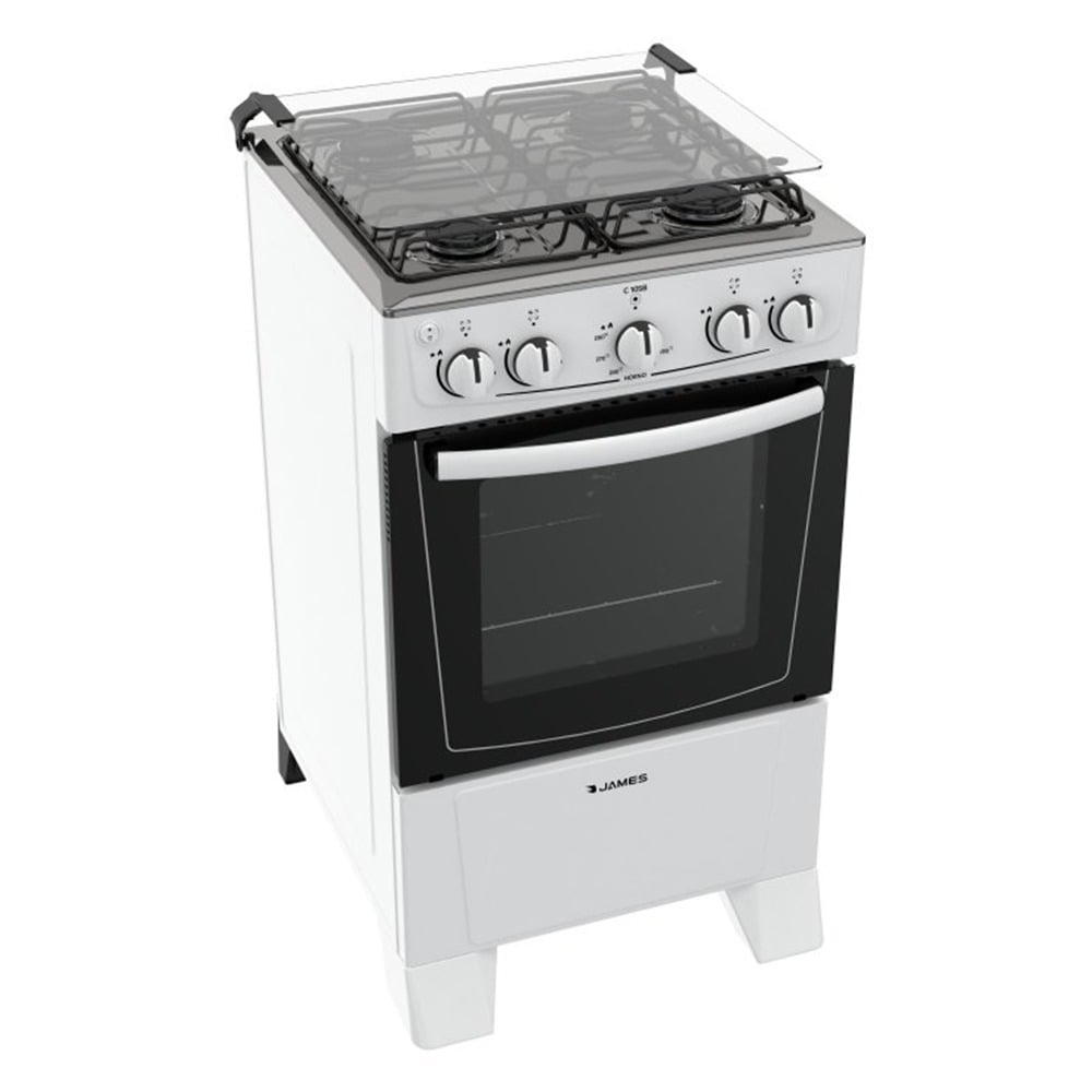 Cocina James C 105 B Estándar 4 Hornallas Blanco