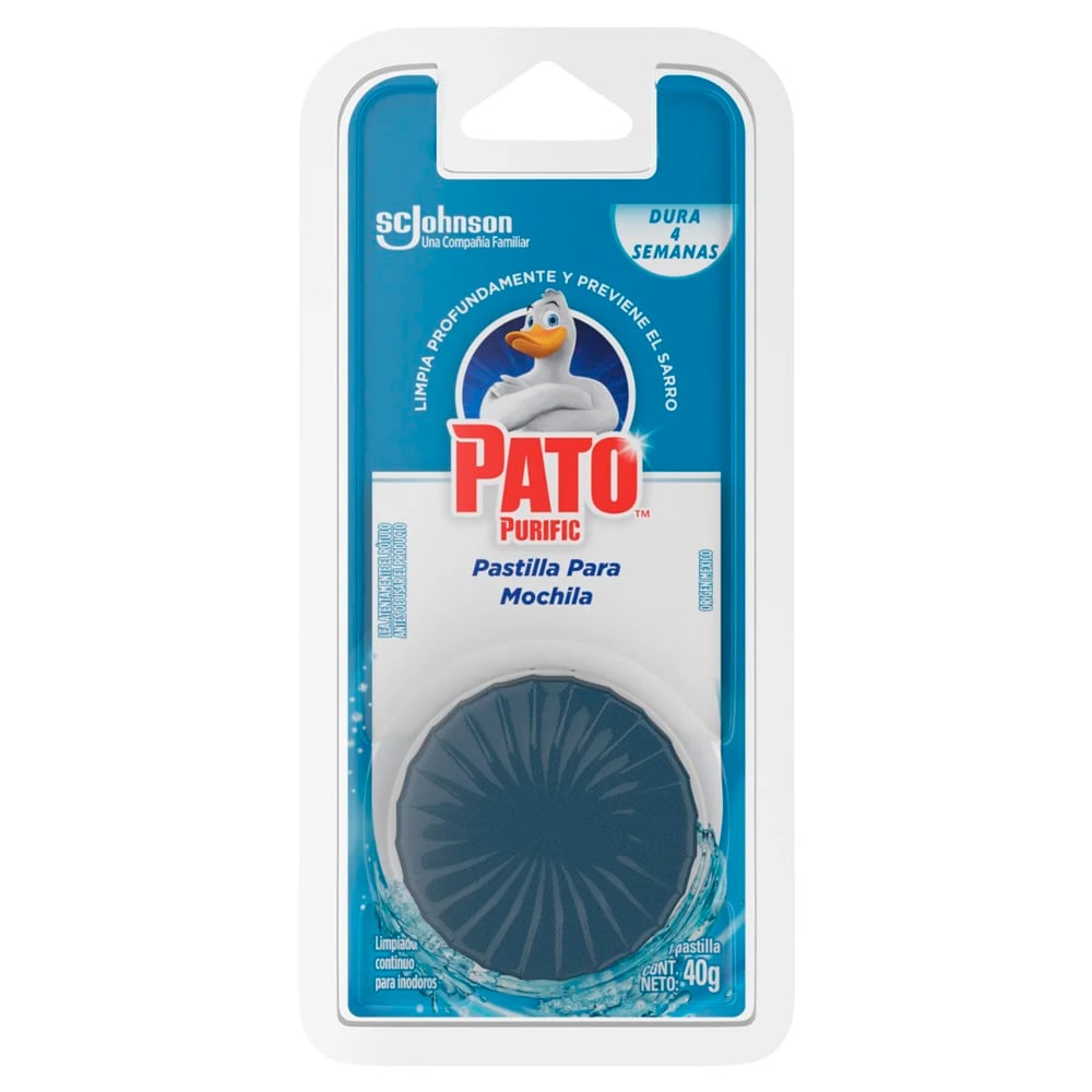 Bloque para Mochila de Inodoro Pato Purific Bloque Mochila 40 g