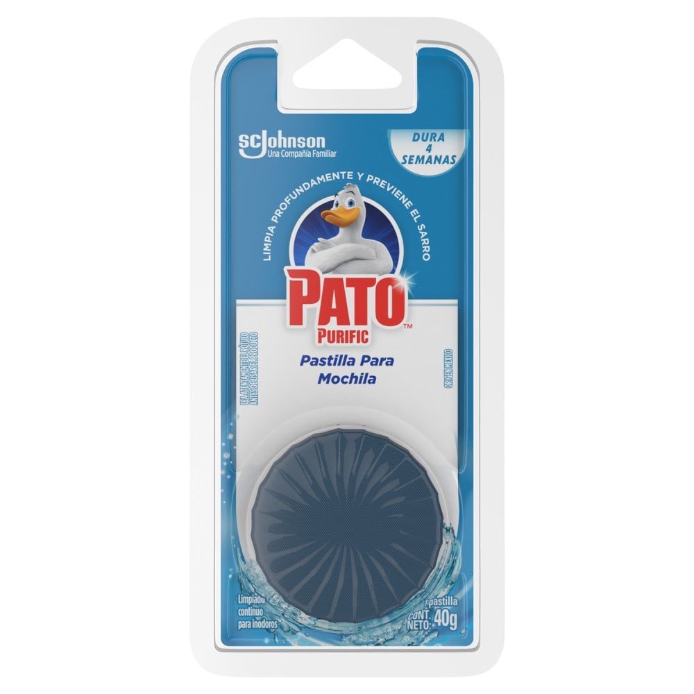 Bloque para Mochila de Inodoro Pato Purific Bloque Mochila 40 g