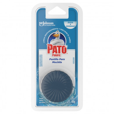 Bloque para Mochila de Inodoro Pato Purific Bloque Mochila 40 g