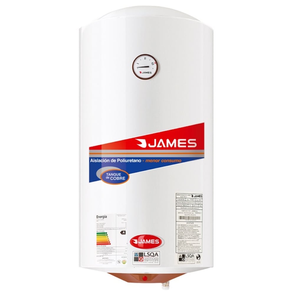 Calefón Eléctrico James Cobre 110 L
