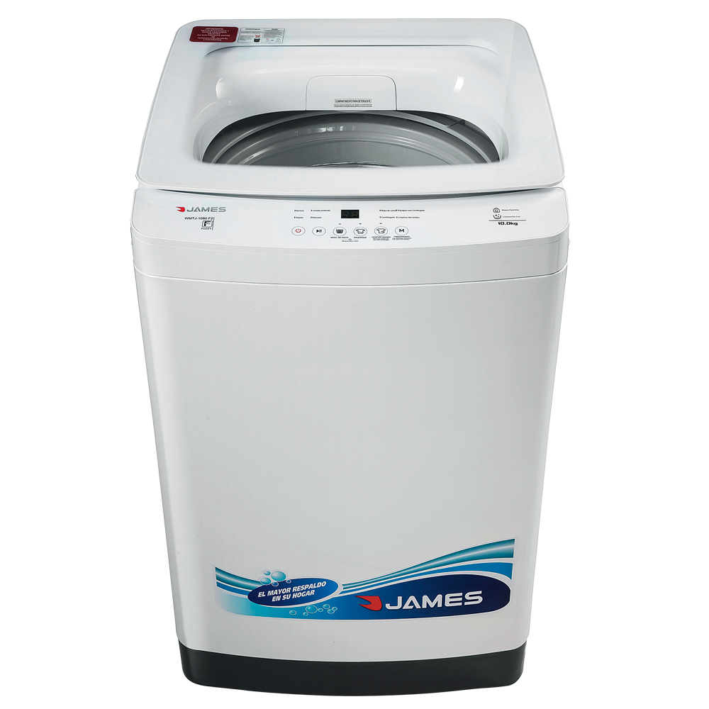 Lavarropas Automático Carga Superior James WMTJ-1080 F2 10 kg