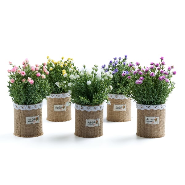 Planta Artificial Decorativa Farma Hogar 1 Unidad Colores Surtidos