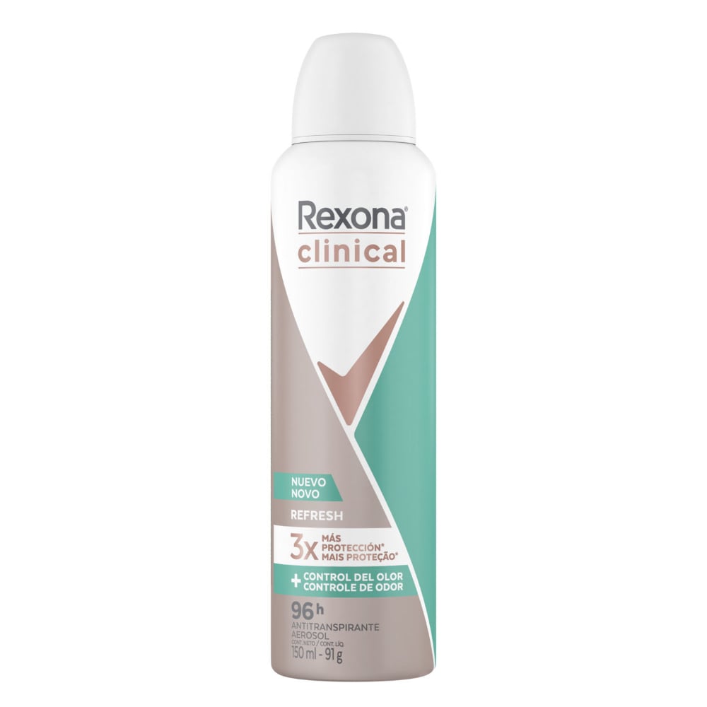 Antitranspirante en Aerosol Rexona Clinical Woman Refresh 150 ml