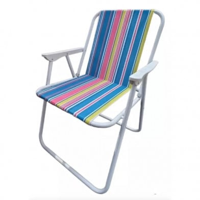 Silla de playa Alta Plegable Multicolor