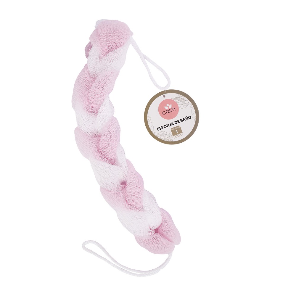 Esponja de Baño Tranzada Calm 1 Unidad Colores Surtidos
