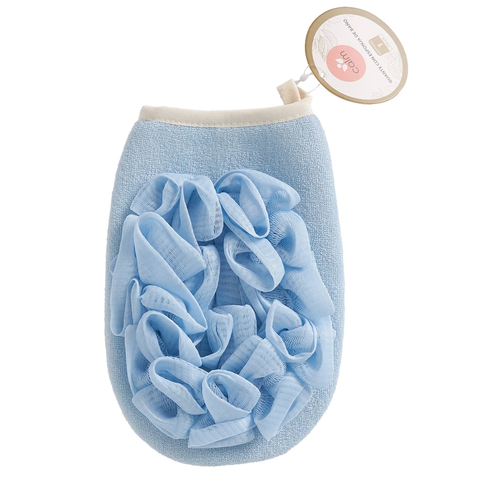Guante con Esponja para Baño Calm 1 Unidad Colores Surtidos